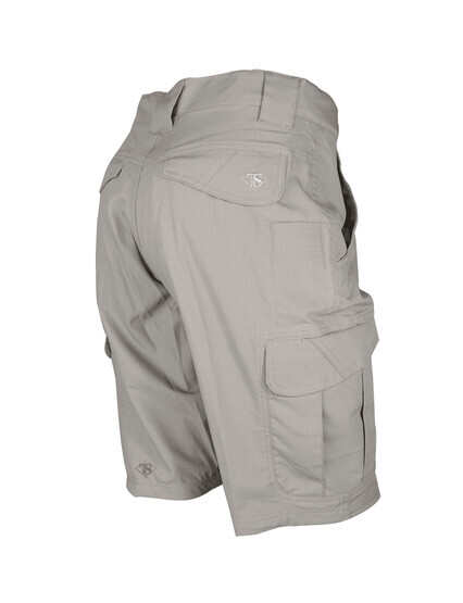 Tru-Spec Ascent shorts in khaki from back
